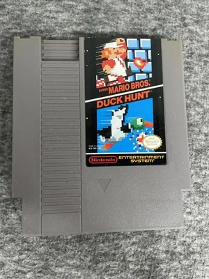 NES Nintendo Super Mario Bros Duck Hunt Game Cartridge 1985 Tested USA - Image 1 of 4