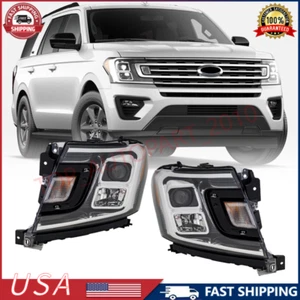 Pair Headlight Assembly For 2018-2021 Ford Expedition JL1Z13008K, JL1Z13008J - Bild 1 von 17