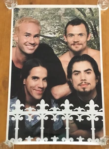 Affiche promotionnelle originale 1995 Red Hot Chili Peppers RHCP 36" x 24" WB RARE - Photo 1 sur 2