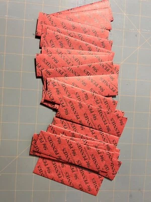 ¡Veinticinco (25) rollos planos de centavos de 50 centavos de Estados Unidos color sólido rojo! Foto 1 de 2