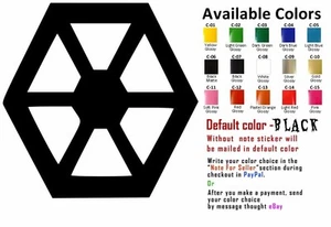 Separatists Symbol Vinyl Decal Sticker Car Helmets Window Star Wars Laptop - Picture 1 of 2