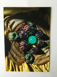 Laura Aldridge Art Showcard/Mini Print (collectible / Jewels / Shapes / Yellow) - Picture 1 of 6