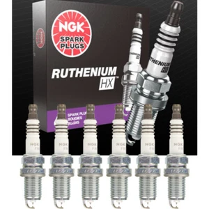 Genuine NGK Ruthenium HX Spark Plugs FR6AHX-S / 94279 Set of 6 - Picture 1 of 5