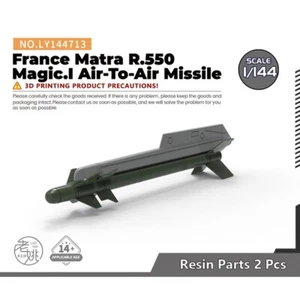 Misil aire-aire Yao's Studio 1/144 piezas modelo Francia Matra R.550 Magic.I - Imagen 1 de 2