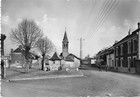 CPA 65 BAZET PLACE DE LA MAIRIE