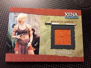 2003 Xena: Warrior Princess Costume Card Gabrielle GC3 Rittenhouse Season 6 - Picture 1 of 2