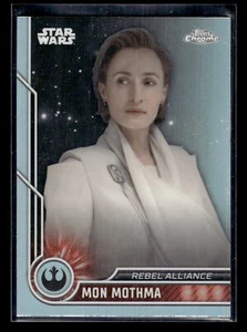 2023 Topps Chrome Star Wars #2 Mon Mothma Refractor Mint+ New - Picture 1 of 2