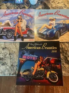 3 American Beauties Calendar’s 201-2018 Men’s Pinup - Picture 1 of 7