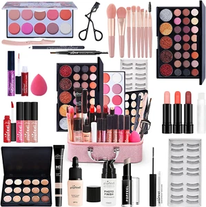 Trousse Trucchi Donna, Set Trucchi Donna, Kit Trucco Tutto in Uno Palette Cosmet - Foto 1 di 9
