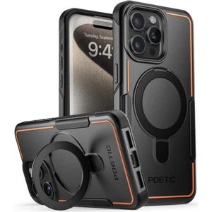 Poetic Neon Magnetic Ring Stand Case For iPhone 15 Pro Max iPhone 15 Pro Cover - Picture 1 of 15