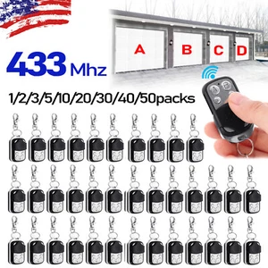433MHz Electric Gate Garage Door Remote Control Duplicator Fob Opener Lot - Picture 1 of 17