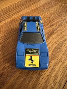 Vintage Blue John Player Special Ferrari BB 512 1:38 Pullback Toy Car 1980s - Picture 1 of 14