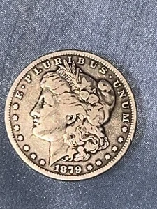 1879 S Morgan Silber Dollar schöne Münze. - Bild 1 von 4