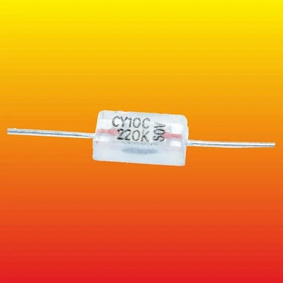 CONDENSADOR VINTAGE VIDRIO AUDIO AXIAL 22pF 500V 10% CORNING AVX CY10C220K Foto 1 de 4