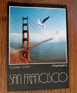 San Francisco "Golden Gate" 6,5" x 4,5" unbenutzt - Bild 1 von 2