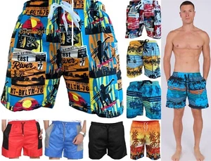 Mens Summer Swimming Board Swim Shorts Trunks Swimwear Beach Surfing Mesh Net 27 - Picture 1 of 35