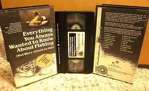EVERYTHING YOU WANTED TO KNOW ABOUT FISHING Belly Boat Bernie catfish rigs VHS - Picture 1 of 1