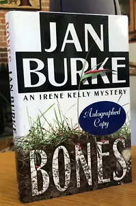 BONES Signed by Jan Burke An Irene Kelly Mystery 1st edition HC - Picture 1 of 9