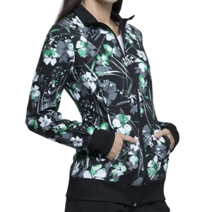 Cherokee Infinity Women's Jacket Zip Up Front, 3XL Scrub Top - Picture 1 of 5