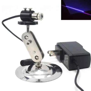 Focusable Violet/Blue 405nm 20mW Line Laser Diode Module +5V Adapter 12mm Holder - Picture 1 of 6