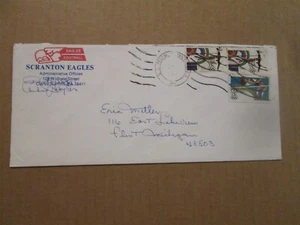 Empire Football League Scranton Eagles Vintage Dated 1984 Business Envelope - Picture 1 of 1