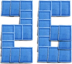 26 Pack Replacement Aquarium Filter Cartridge, Fit for Aqua-Tech 20-40/30-60 Gal - Picture 1 of 7