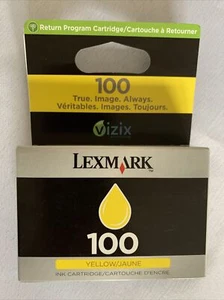 NEW Genuine OEM Lexmark 100 14N0902 Yellow Inkjet S815 S605 Pro 905 Sealed - Picture 1 of 1