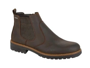 Imac single gusset zip ankle boots Col  Brown Waxy leather imactex Style 326 New - Picture 1 of 3