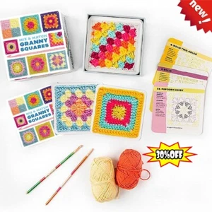 The Granny Square Card Deck 50 Mix & Match Desgins to Crochet Pattern Box Set🔥 - Picture 1 of 13