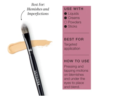 Escova corretiva SEPHORA COLLECTION PRO #45 NOVA NA CAIXA autêntica! - Imagem 1 de 4