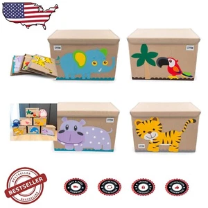 HYGGE Safari Pack Toy Storage Bin - Perfect for Kids' Rooms & Organization - Picture 1 of 11