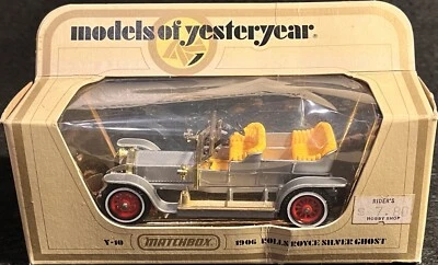 Matchbox Lesney Models of Yesteryear 1906 Rolls Royce Silver Gh Diecast Car Y-10 - Image 1 of 2