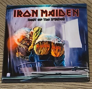 Iron Maiden: Posavasos de cerámica Best of the B Sides 4 pulgadas por 4 pulgadas hechos a medida - Imagen 1 de 13