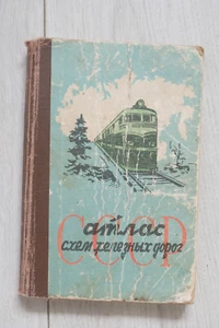 EXTRA SÚPER RARO URSS URSS Railroads Atlas Schemes 1962 - Imagen 1 de 9
