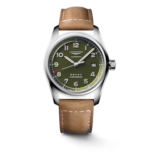 Longines Spirit Green Dial SS Auto 40 mm Watch (L38104032) - Picture 1 of 6