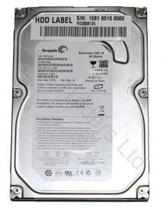 80 GB - 3.5" SATA Seagate ST380815AS - 9CY131-069 Hard Disk Drive - Picture 1 of 1