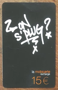 MOBICARTE ORANGE ADO EXEMPLAR MBC MOBI TELECARTE PHONE CARD GSM KARTE KARTE - Bild 1 von 2