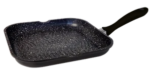 Grillpfanne Alu Guss Ø28cm Steakpfanne Fischpfanne Pfanne braten auch induktion - Bild 1 von 6