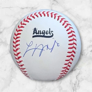 Logan O’Hoppe Signed Autographed Angels City Connect Logo Baseball PSA DNA - Picture 1 of 2