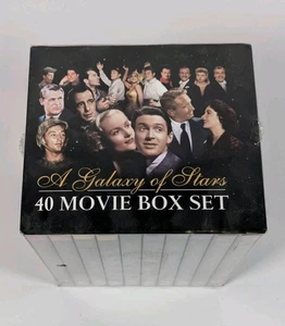 A galaxy of stars 40 movie DVD Box Set 20 Disc Film Classics War Horror Thriller - Foto 1 di 9