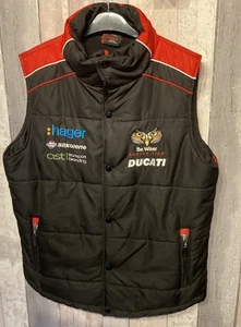 Seltene Ducati Motorrad Bewiser Racing Team gepolsterte Weste Jacke klein guter Zustand - Bild 1 von 8