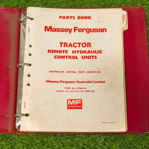 Massey Ferguson Parts Book Tractor Remote Hydraulics Control Units  - Picture 1 of 7