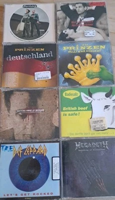 8 Single Cd's Rosenstolz, Die Prinzen, Baldesalz, Papa Roach, Megadeth, Def Lepp - Bild 1 von 4