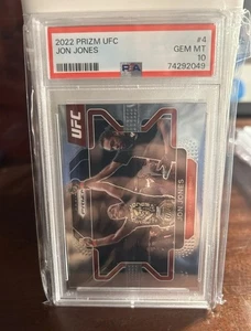 2022 Prizm UFC Jon Jones - PSA 10 - The GOAT!!! 🔥🔥🔥 POP 1!!! - Picture 1 of 2