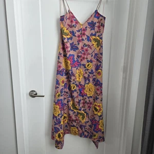 Billabong Dress Small Floral Boho Beach Tropical - Picture 1 of 9