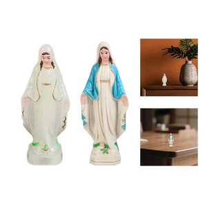Blessed Virgin Mary Mother Figure Resin Elegant Our Lady of Lourdes Figure - Picture 1 of 8