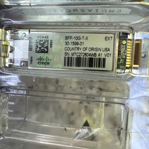 Cisco SFP-10G-T-X Gigabit optical power conversion module Original w/Hologram - Photo 1/1