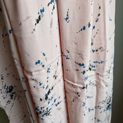 Vintage Silk Fabric 156 x 33 inches Pink - Image 1 of 4