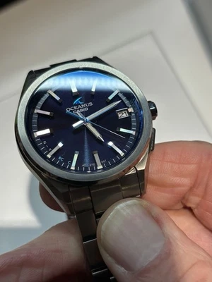 CASIO OCEANUS OCW-T200S-1AJF  Bluetooth Solar Radio Watch w/Box UK SALE ONLY. - Image 1 of 4