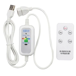 F??r USB Zeitschaltuhr Kabel mit Fernbedienung f??r flexible Beleuchtung und L?? - Zdjęcie 1 z 12